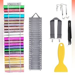 Poly Mailer Vinyl Roll Hanging Organizer 48 Compartments